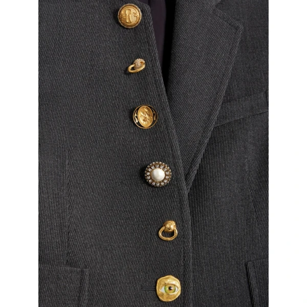Schiaparelli Little Asymmetrical Jacket Jackets in Schiaparelli Authentic Luxury Fashion at Luxury Shoes 