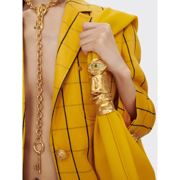Schiaparelli Little Asymmetrical Jacket Jackets in Schiaparelli Authentic Luxury Fashion at Luxury Shoes 