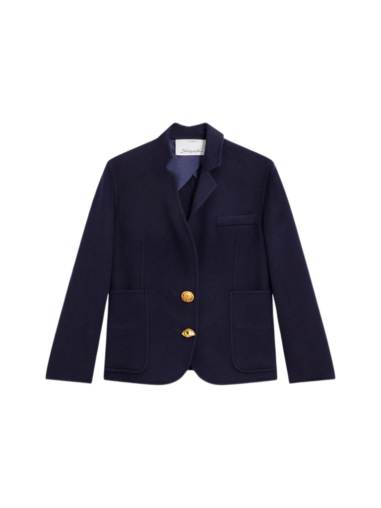 Schiaparelli Little Asymmetrical Jacket Jackets in Schiaparelli Authentic Luxury Fashion at Luxury Shoes 