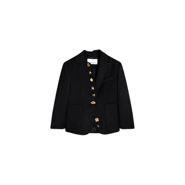 Schiaparelli Little Asymmetrical Jacket Jackets in Schiaparelli Authentic Luxury Fashion at Luxury Shoes 