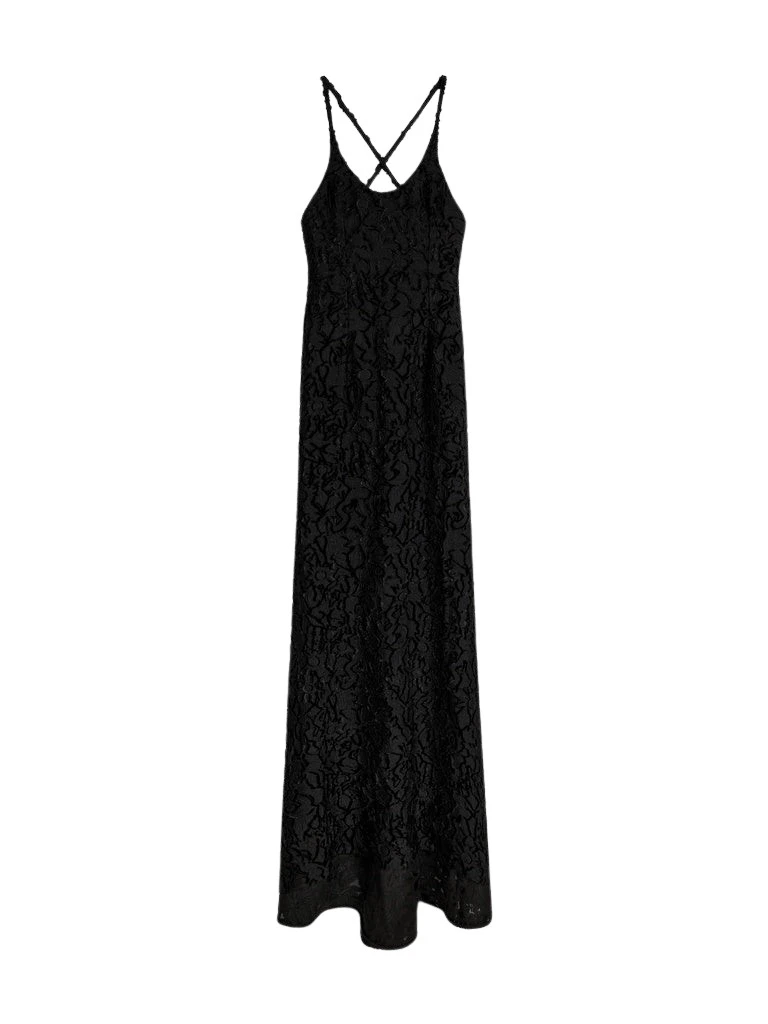 Schiaparelli-Long-Dress-With-Thin-Straps17656_nobg Schiaparelli Long Dress With Thin Straps Dresses in Schiaparelli Authentic Luxury Fashion at Luxury Shoes