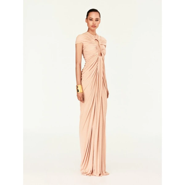 Schiaparelli Long Keyhole Dress Dresses in Schiaparelli Authentic Luxury Fashion at Luxury Shoes 