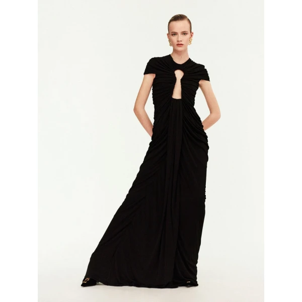 Schiaparelli Long Keyhole Dress Dresses in Schiaparelli Authentic Luxury Fashion at Luxury Shoes 