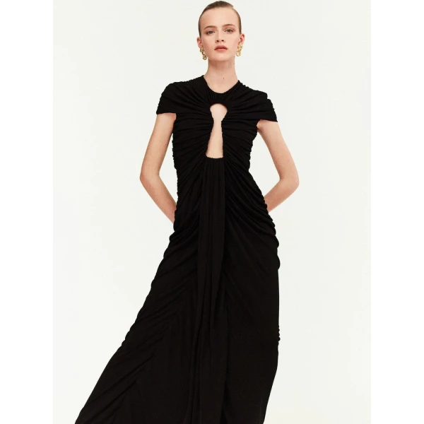 Schiaparelli Long Keyhole Dress Dresses in Schiaparelli Authentic Luxury Fashion at Luxury Shoes 