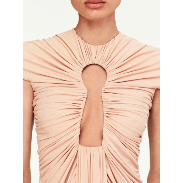 Schiaparelli Long Keyhole Dress Dresses in Schiaparelli Authentic Luxury Fashion at Luxury Shoes 