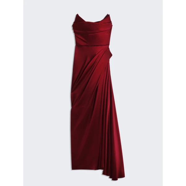 Schiaparelli Long Stoup Bustier Dress Dresses in Schiaparelli Authentic Luxury Fashion at Luxury Shoes 