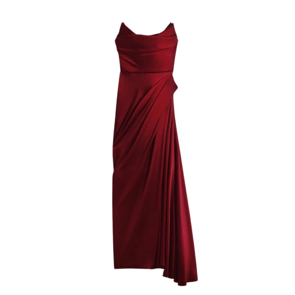 Schiaparelli Long Stoup Bustier Dress Dresses in Schiaparelli Authentic Luxury Fashion at Luxury Shoes 