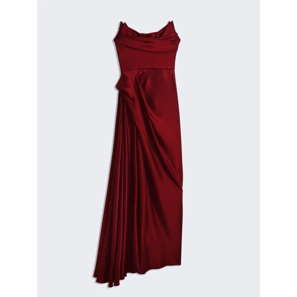 Schiaparelli Long Stoup Bustier Dress Dresses in Schiaparelli Authentic Luxury Fashion at Luxury Shoes 