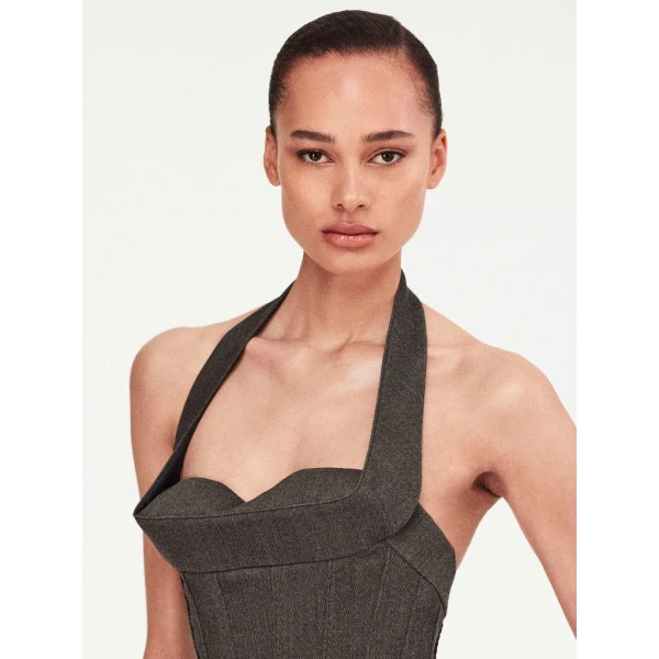 Schiaparelli Long Unstitched Ribbons Dress Dresses in Schiaparelli Authentic Luxury Fashion at Luxury Shoes 