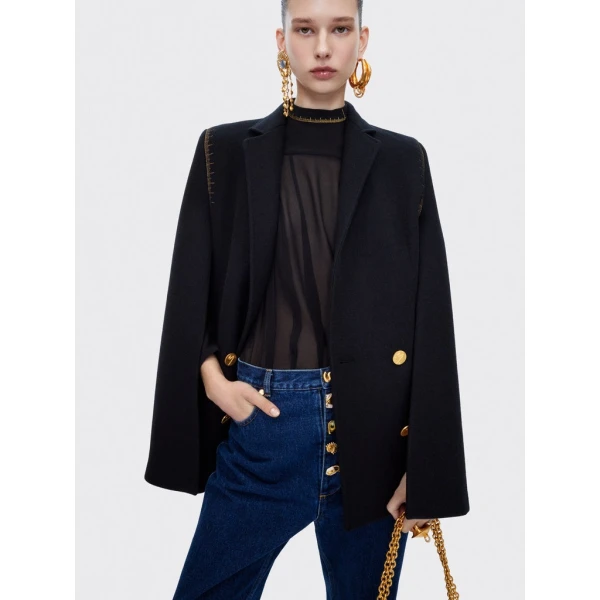 Schiaparelli Measuring Tape Cape Tops in Schiaparelli Authentic Luxury Fashion at Luxury Shoes 