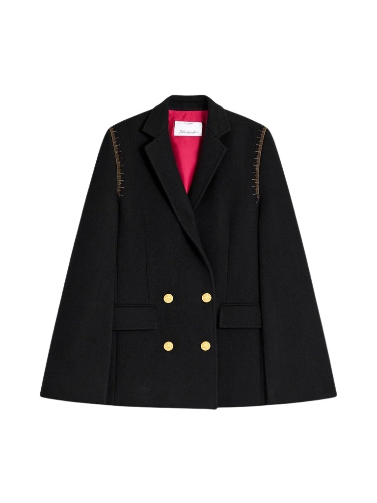 Schiaparelli-Measuring-Tape-Cape81598_nobg Schiaparelli Measuring Tape Cape Coats in Schiaparelli Authentic Luxury Fashion at Luxury Shoes