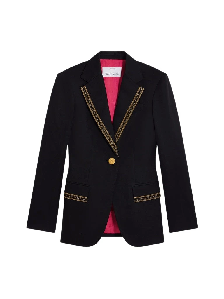 Schiaparelli-Measuring-Tape-Jacket-397602_nobg Schiaparelli Measuring Tape Jacket Jackets in Schiaparelli Authentic Luxury Fashion at Luxury Shoes