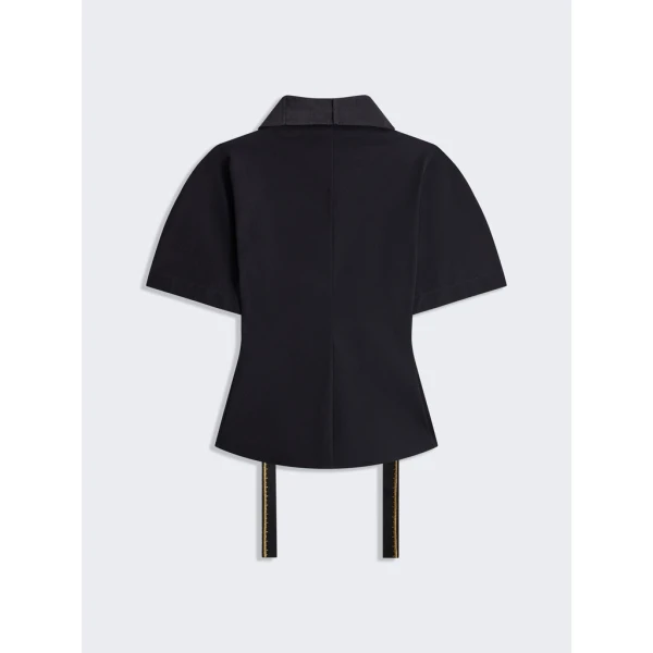 Schiaparelli Measuring Tape Lavallière Blouse Tops in Schiaparelli Authentic Luxury Fashion at Luxury Shoes 