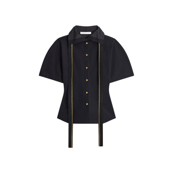 Schiaparelli Measuring Tape Lavallière Blouse Tops in Schiaparelli Authentic Luxury Fashion at Luxury Shoes 