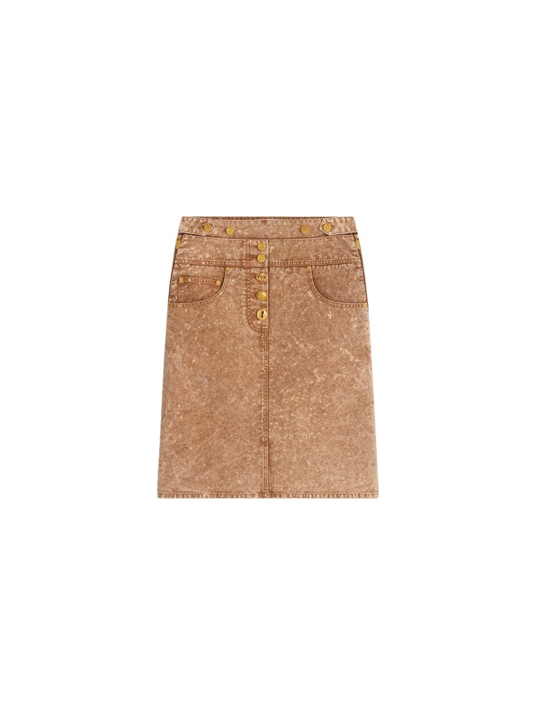 Schiaparelli Midi Perfect Cotton Skirt Skirts in Schiaparelli Authentic Luxury Fashion at Luxury Shoes 