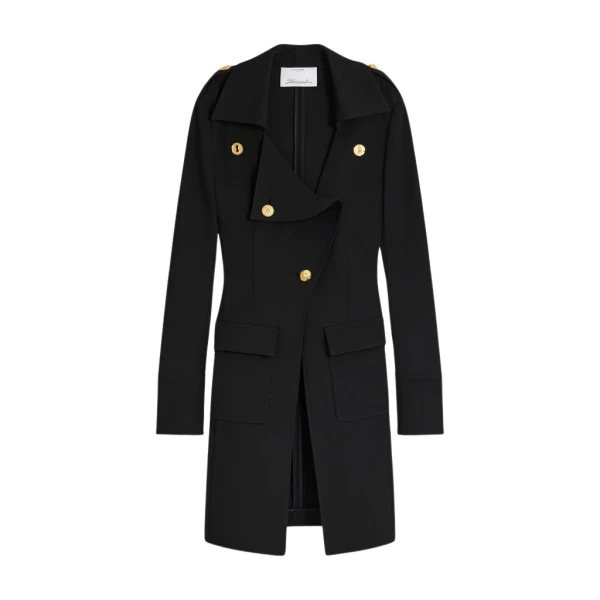 Schiaparelli Military Flowing Coat Coats in Schiaparelli Authentic Luxury Fashion at Luxury Shoes 