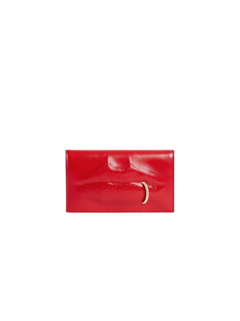 Schiaparelli Molded Mouth Chain Clutch