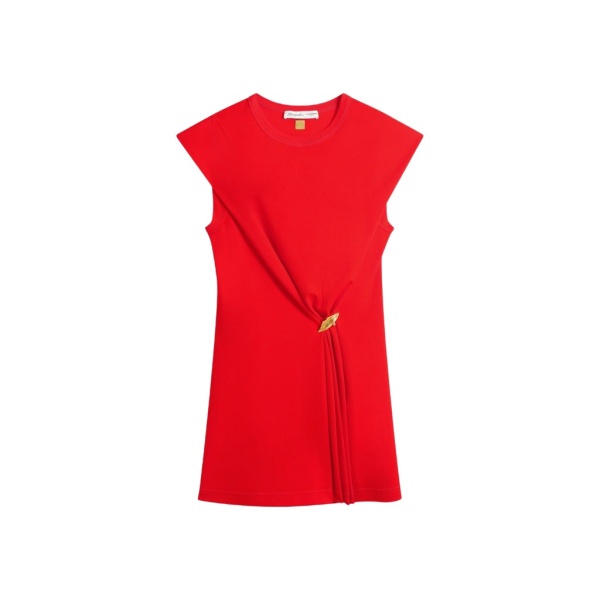 Schiaparelli Mouth Brooch Dress Dresses in Schiaparelli Authentic Luxury Fashion at Luxury Shoes 