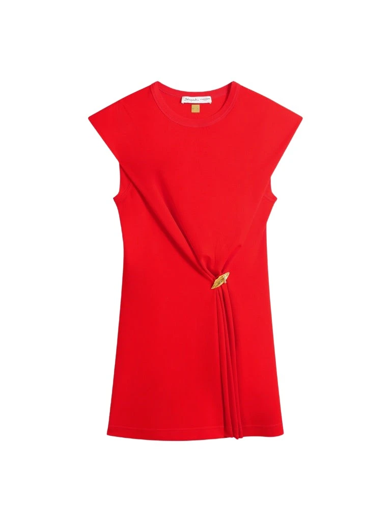 Schiaparelli-Mouth-Brooch-Dress61048_nobg Schiaparelli Mouth Brooch Dress Dresses in Schiaparelli Authentic Luxury Fashion at Luxury Shoes