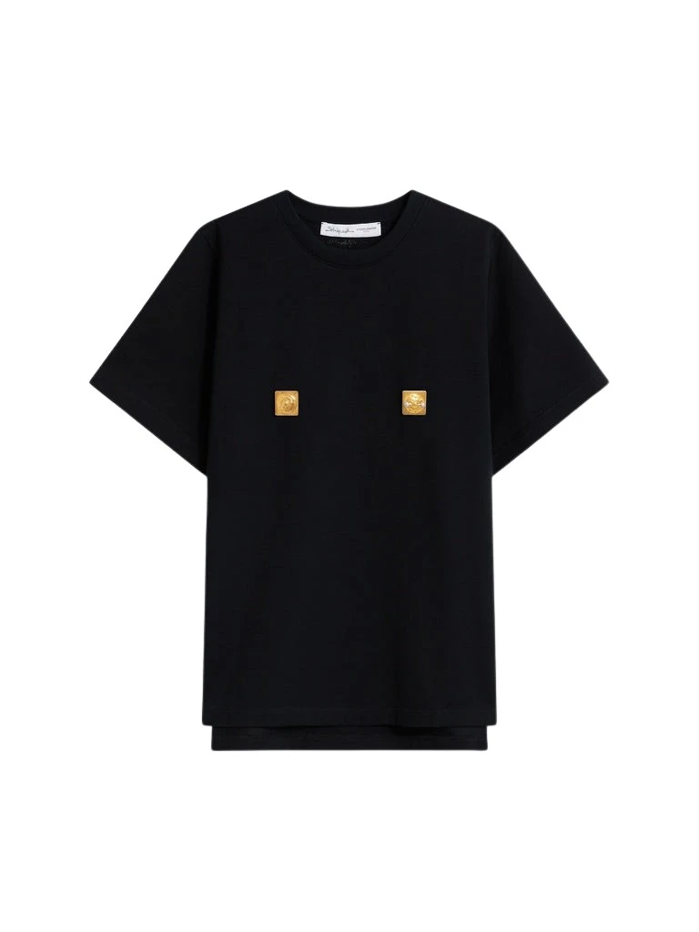 Schiaparelli-Nipples-T-Shirt-323289_nobg Schiaparelli Nipples T-Shirt Tops in Schiaparelli Authentic Luxury Fashion at Luxury Shoes