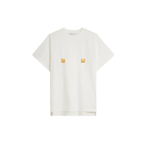 Schiaparelli Nipples T-Shirt Tops in Schiaparelli Authentic Luxury Fashion at Luxury Shoes 