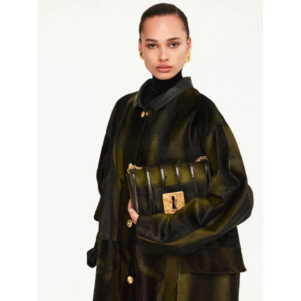 Schiaparelli Oversized High Collar Coat Coats in Schiaparelli Authentic Luxury Fashion at Luxury Shoes 