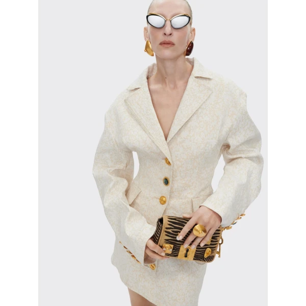 Schiaparelli Oversized Measuring Tape Jacket Jackets in Schiaparelli Authentic Luxury Fashion at Luxury Shoes 