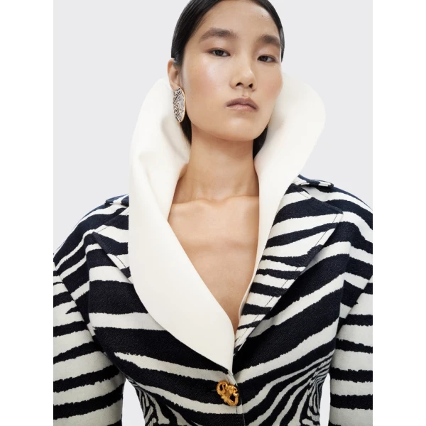 Schiaparelli Oversized Measuring Tape Jacket Jackets in Schiaparelli Authentic Luxury Fashion at Luxury Shoes 