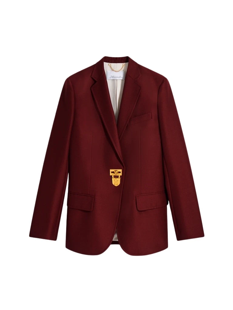 Schiaparelli-Padlock-Jacket-388748_nobg Schiaparelli Padlock Jacket Jackets in Schiaparelli Authentic Luxury Fashion at Luxury Shoes