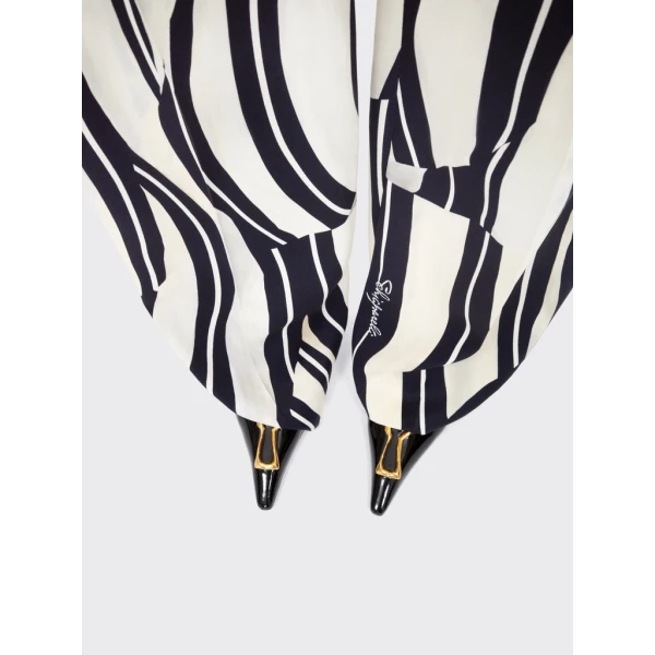 Schiaparelli Paintbrush Boyfit Trousers Pants in Schiaparelli Authentic Luxury Fashion at Luxury Shoes 