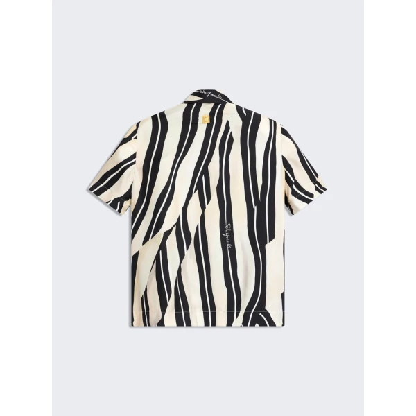 Schiaparelli Paintbrush Short-Sleeved Shirt Tops in Schiaparelli Authentic Luxury Fashion at Luxury Shoes 