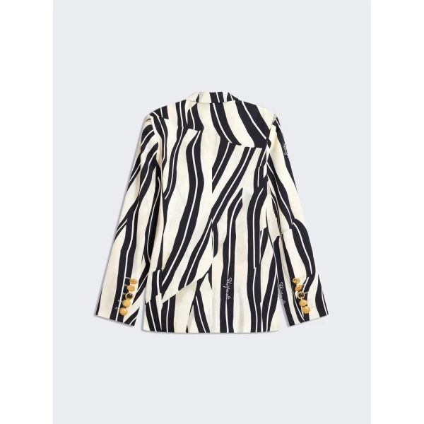 Schiaparelli Paintrbush Padlock Blazer Jacket Jackets in Schiaparelli Authentic Luxury Fashion at Luxury Shoes 