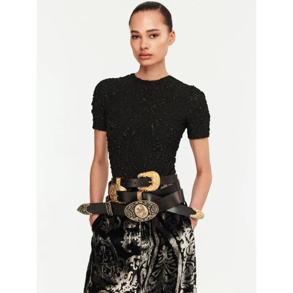 Schiaparelli Paisley-Pattern Bodysuit Bodysuit in Schiaparelli Authentic Luxury Fashion at Luxury Shoes 