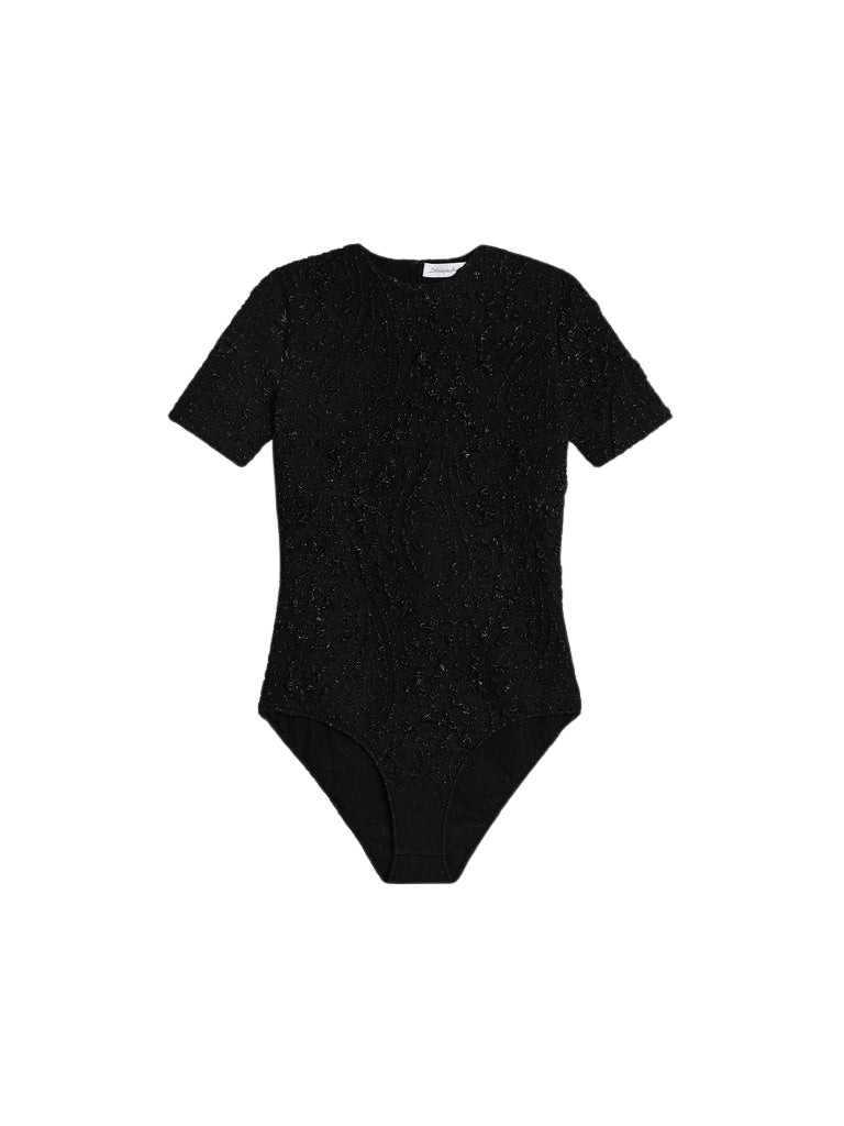 Schiaparelli Paisley-Pattern Bodysuit Bodysuit in Schiaparelli Authentic Luxury Fashion at Luxury Shoes 