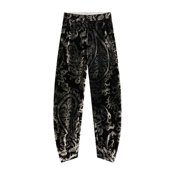 Schiaparelli Paisley Pattern Cowboy Pants Pants in Schiaparelli Authentic Luxury Fashion at Luxury Shoes 