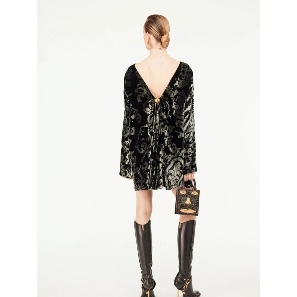 Schiaparelli Paisley-Pattern Short Dress Dresses in Schiaparelli Authentic Luxury Fashion at Luxury Shoes 