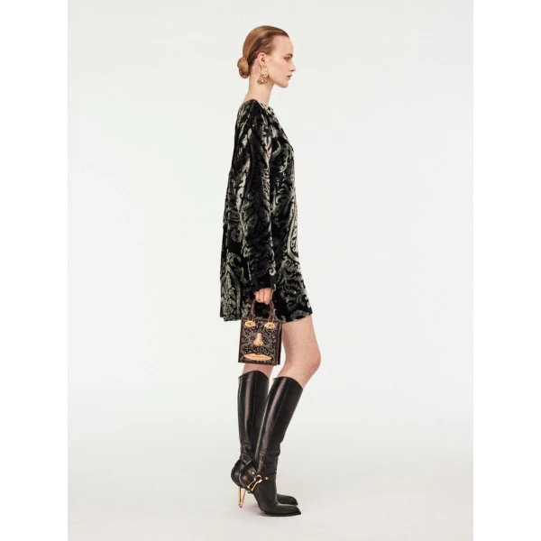 Schiaparelli Paisley-Pattern Short Dress Dresses in Schiaparelli Authentic Luxury Fashion at Luxury Shoes 