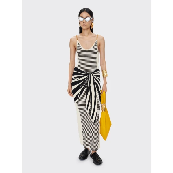 Schiaparelli Pareo Trompe L'Oeil Dress Dresses in Schiaparelli Authentic Luxury Fashion at Luxury Shoes 