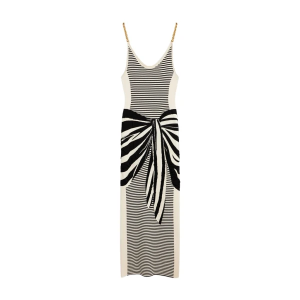 Schiaparelli Pareo Trompe L'Oeil Dress Dresses in Schiaparelli Authentic Luxury Fashion at Luxury Shoes 