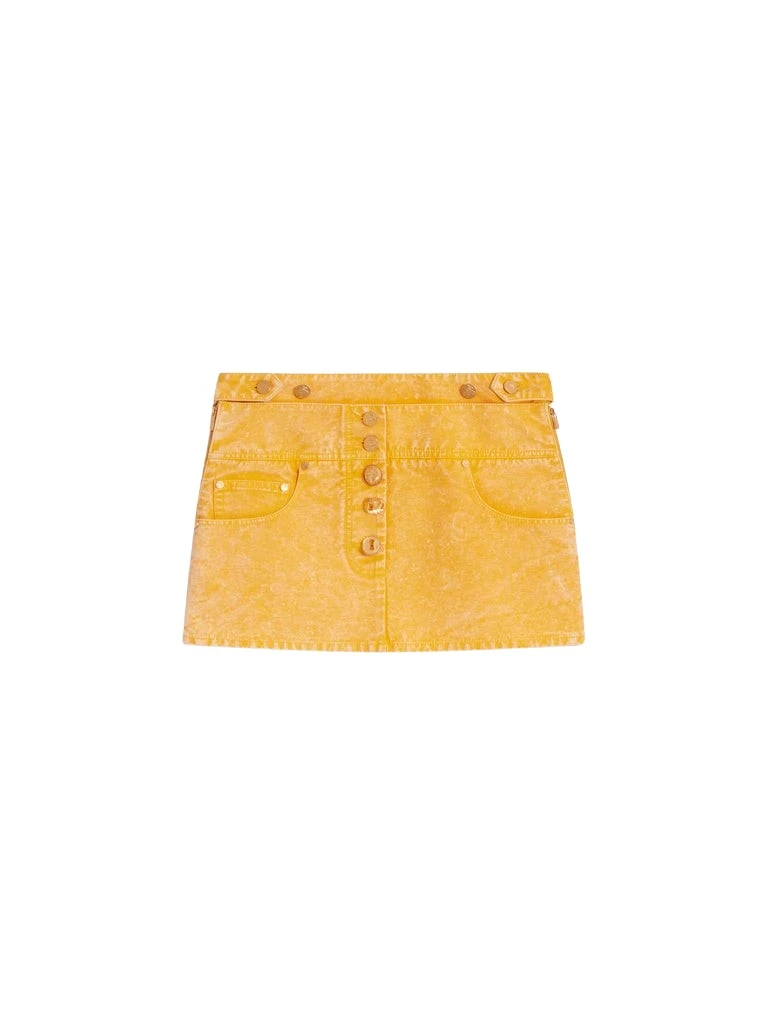 Schiaparelli-Perfect-Cotton-Miniskirt19242_nobg Schiaparelli Perfect Cotton Miniskirt Skirts in Schiaparelli Authentic Luxury Fashion at Luxury Shoes