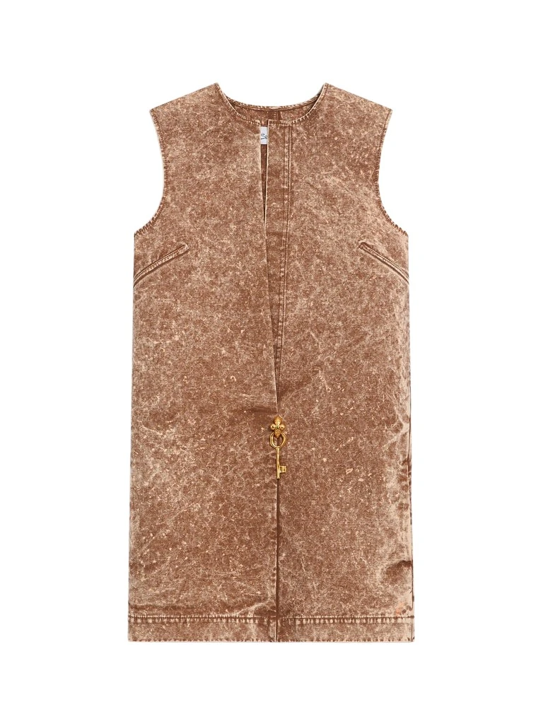 Schiaparelli-Perfect-Cotton-Sleeveless-Dress68054_nobg Schiaparelli Perfect Cotton Sleeveless Dress Dresses in Schiaparelli Authentic Luxury Fashion at Luxury Shoes