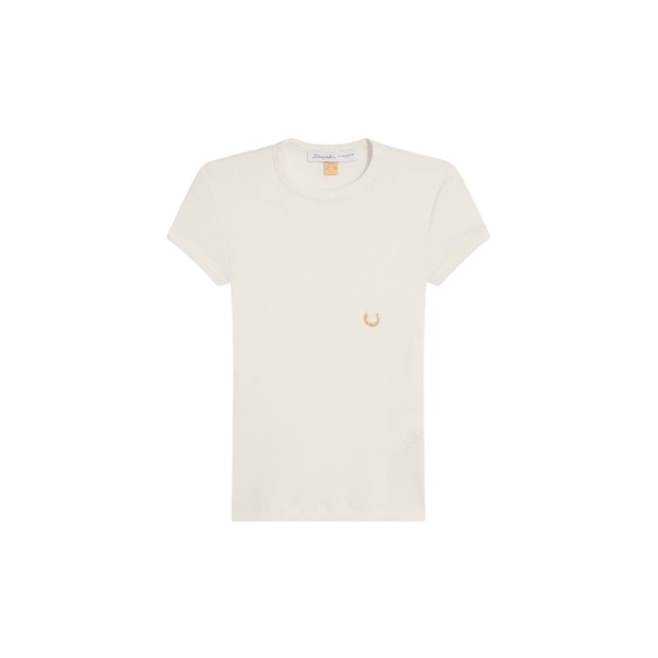 Schiaparelli Pierced T-Shirt Tops in Schiaparelli Authentic Luxury Fashion at Luxury Shoes 