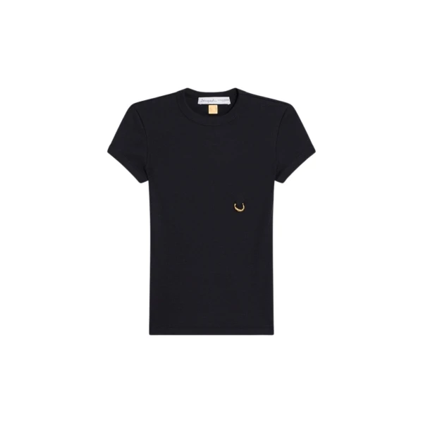 Schiaparelli Pierced T-Shirt Tops in Schiaparelli Authentic Luxury Fashion at Luxury Shoes 