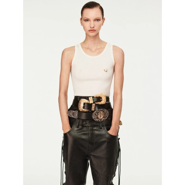 Schiaparelli Pierced Tank Top Tops in Schiaparelli Authentic Luxury Fashion at Luxury Shoes 
