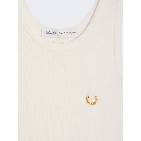 Schiaparelli Pierced Tank Top Tops in Schiaparelli Authentic Luxury Fashion at Luxury Shoes 