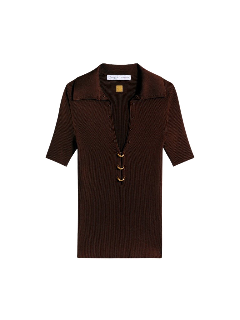 Schiaparelli Piercings Polo Tops in Schiaparelli Authentic Luxury Fashion at Luxury Shoes 