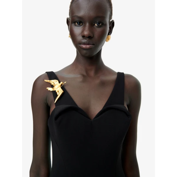 Schiaparelli Puffed DÉColletÉ Dress Dresses in Schiaparelli Authentic Luxury Fashion at Luxury Shoes 