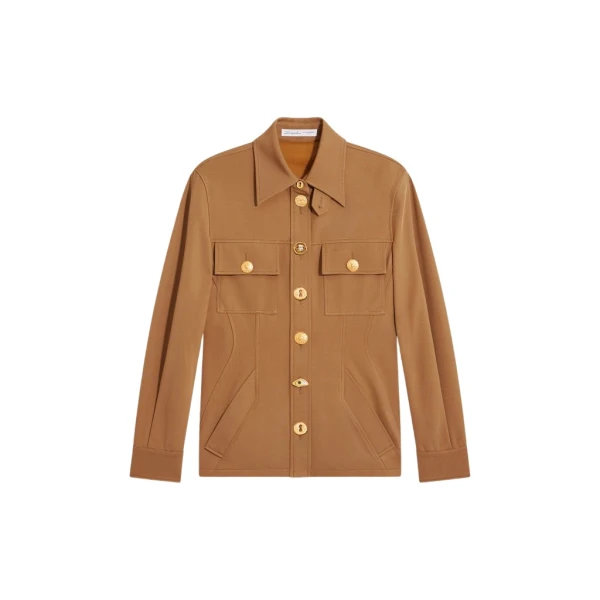 Schiaparelli Safari Cupro Shirt Tops in Schiaparelli Authentic Luxury Fashion at Luxury Shoes 