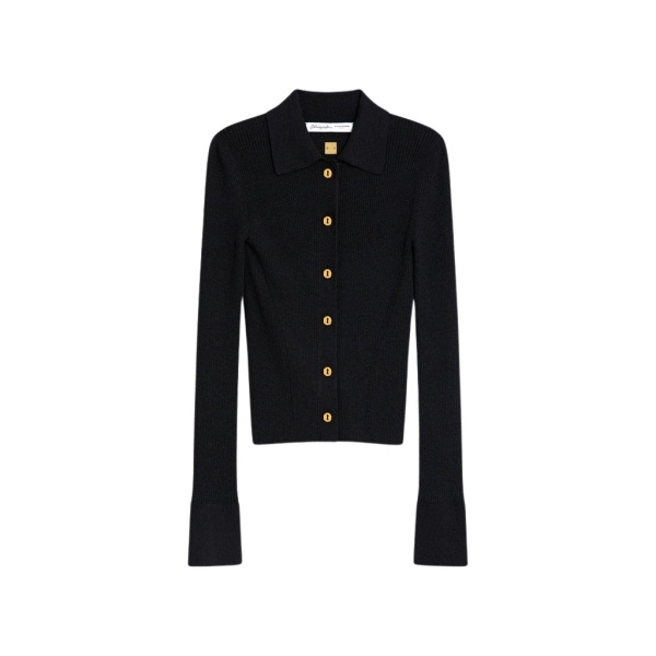 Schiaparelli Satin Bias Cardigan Knitwear in Schiaparelli Authentic Luxury Fashion at Luxury Shoes 