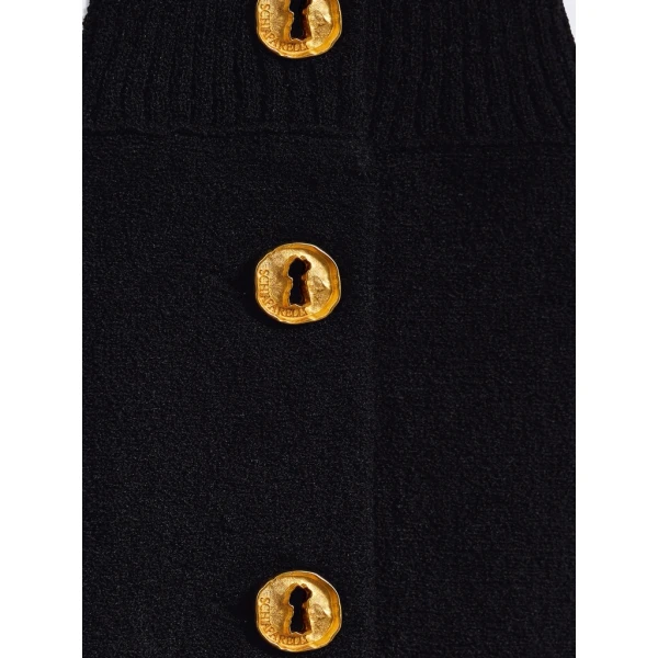 Schiaparelli Satin Bias Cardigan Knitwear in Schiaparelli Authentic Luxury Fashion at Luxury Shoes 